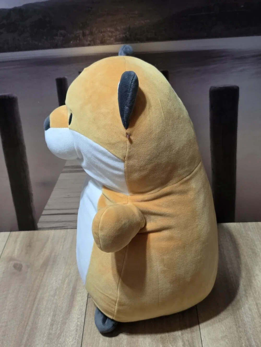 Squishmallows Bart The Fox Hug Mees Kellytoy Yellow and White Fox Plush